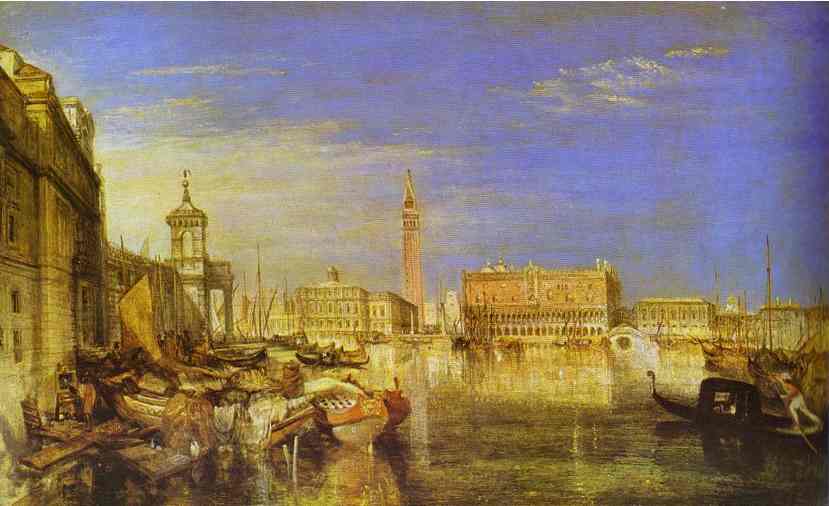 Bridge of Signs, Ducal Palace and Custom- House, Venice Canaletti Painting